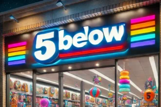 5 below