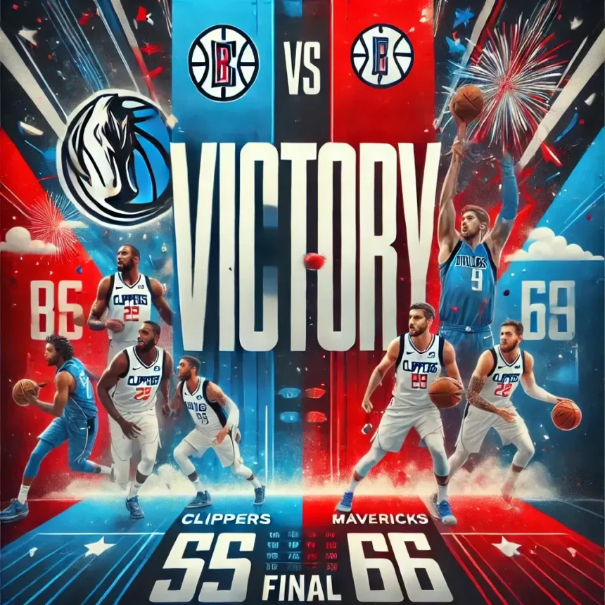 clippers vs dallas mavericks match player stats Victory