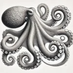 octopus drawing