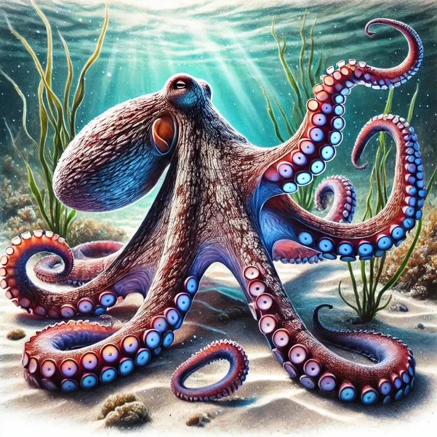 octopus drawing